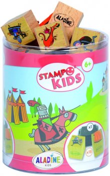 StampoKids dřevěná razítka/Rytíři