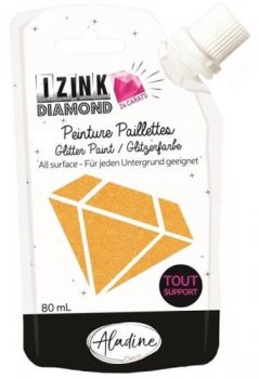 IZINK diamantová barva 24 CARATS 80ml / oranžová