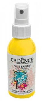 Cadence textilní sprej 100 ml - žlutá 