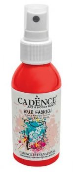 Cadence textilní sprej 100 ml - jahodová červená