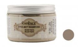 Cadence reliefní pasta křídová Shabby Chic 150 ml - světle hnědá barok