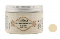 Cadence reliefní pasta křídová Shabby Chic 150 ml - světlá krémová, linen