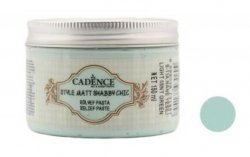 Cadence reliefní pasta křídová Shabby Chic 150 ml - světle zelená, light mint green