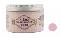 Cadence reliefní pasta křídová Shabby Chic 150 ml - růžová, baby pink