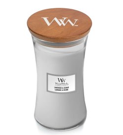 WoodWick svíčka - Lavender & Cedar