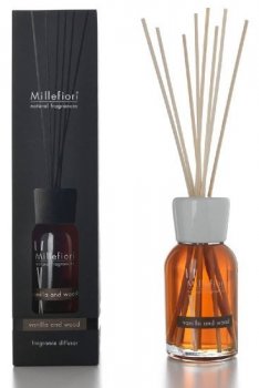 Millefiori Natural Difuzér 250ml - Vanilla & Wood 