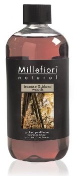 Millefiori Natural Náplň pro difuzér 250ml - Incense & Blond Woods 