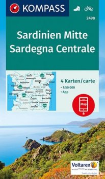 Sardinie Mitte (sada 4 map) 2498