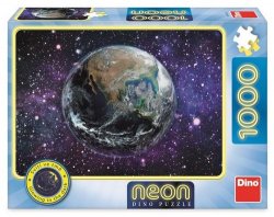 Puzzle 1000 Planeta Země neon