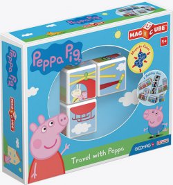 Stavebnice Peppa Pig Magicube Travel with Peppa