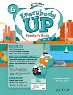 Everybody Up 6 Teacher´s Book Pack with DVD, Online Practice and Teacher´s Resource Center CD-ROM, 2nd