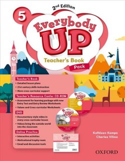 Everybody Up 5 Teacher´s Book Pack with DVD, Online Practice and Teacher´s Resource Center CD-ROM, 2nd 