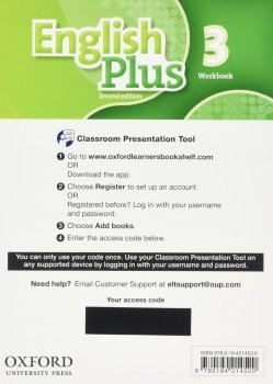English Plus 3 Classroom Presentation Tool eWorkbook Pack (Access Code Card), 2nd