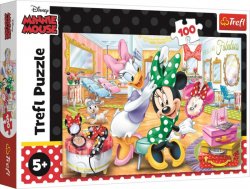 Puzzle: Myška Minnie a Daisy 100 dílků
