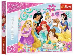 Puzzle: Šťastný svět princezen 200 dílků