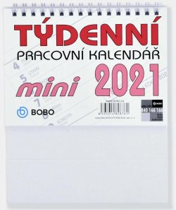 BOBO Kalendář 2021: Pracovní mini týdenní stolní