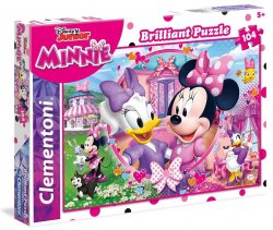 Clementoni Puzzle Briliant Minnie / 104 dílků