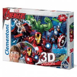 Clementoni Puzzle 3D Avengers / 104 dílků