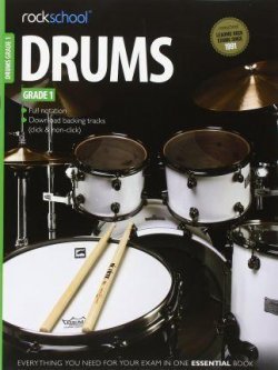 Rockschool Drums : Grade 1 (2012-2018) Book & Audio Download Card