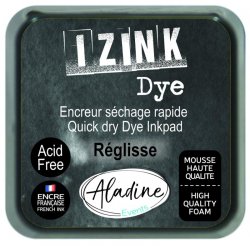 Aladine IZINK DYE razítkovací inkoust 8 x 8 cm - černá