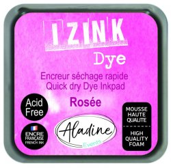 Aladine IZINK DYE razítkovací inkoust 8 x 8 cm - růžová