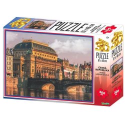 3D PUZZLE Praha Národní divadlo 500 dílků