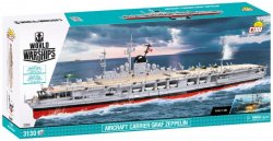 Stavebnice COBI - WOWS Letadlová loď Graf Zeppelin, 1:300, 3130 kostek