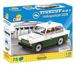 Stavebnice COBI - Trabant 601 Polizei DDR, 1:35, 75 kostek