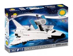 Stavebnice COBI - SMITHSONIAN Raketoplán Discovery, 352 kostek, 1 figurka