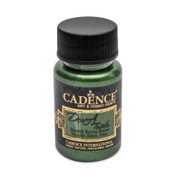 Cadence metalická akrylová barva 50 ml - zelená