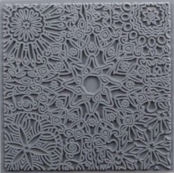 CERNIT polymerová textura - mandala 90 x 90mm