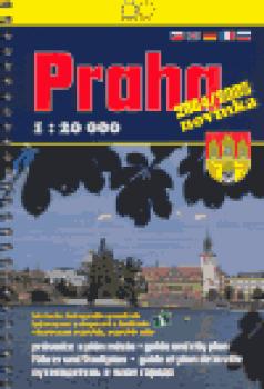 Praha 1:20 000 knižní plán s průvodcem