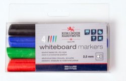 Koh-i-noor sada značkovačů White Board 4ks - kulatý hrot