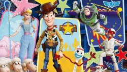 Clementoni Puzzle Supercolors Toy Story 4 / 104 dílků