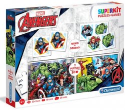 Clementoni Puzzle Superkit Avengers 4 v 1