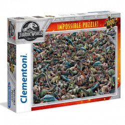 Clementoni Puzzle Impossible Jurský svět / 1000 dílků