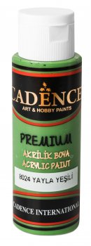 Cadence Premium akrylová barva / zelená 70 ml
