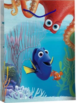 Disney Dárková taška XL - Hledá se Dory  33 x 46 cm