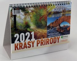 Kalendář 2021 Krásy naší přírody - stolní
