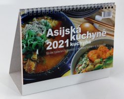Kalendář 2021 Asijská kuchyně - stolní