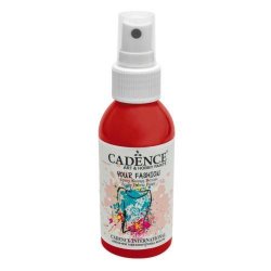 Cadence sprej na textil 100ml - červená