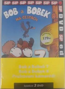 Bob a Bobek 07, 08, Pruhovaní kamarádi - 3 DVD pack  