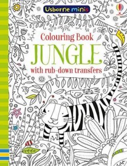 Colouring Book Jungle with Rub Down Transfers