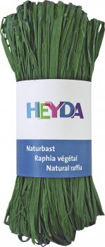 HEYDA Přírodní lýko - tmavě zelené 50 g