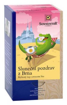 Sonnentor - Sluneční pozdrav z Brna bio ovocný čaj s bylinkami
