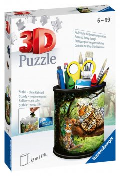 Ravensburger 3D Puzzle Stojan na tužky - Divoká příroda 54 dílků 