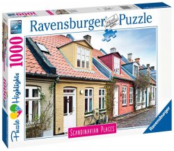 Ravensburger Puzzle Skandinávie - Aarhus, Denmark 1000 dílků 