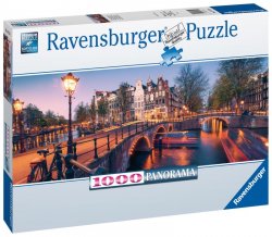 Ravensburger Puzzle - Amsterdam 1000 dílků Panorama 