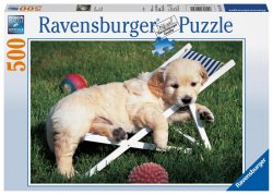 Ravensburger Puzzle - Zlatý retrívr 500 dílků 