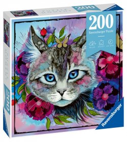 Ravensburger Puzzle - Kočičí oči 200 dílků 